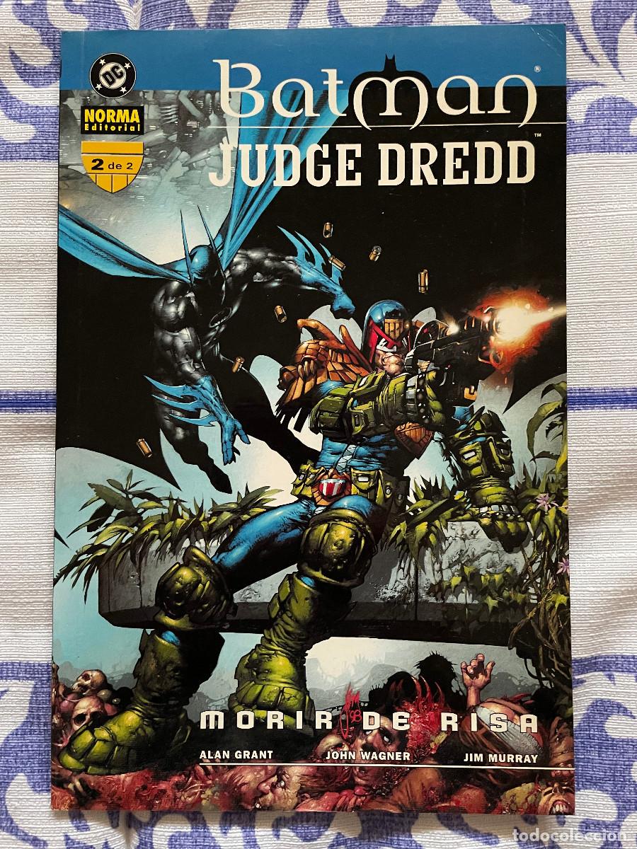 C&oacute;mics: BATMAN/JUDGE DREDD. Morir de risa. Completa en dos tomos cartone. - Foto 6