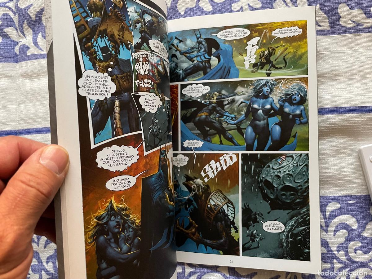 C&oacute;mics: BATMAN/JUDGE DREDD. Morir de risa. Completa en dos tomos cartone. - Foto 8