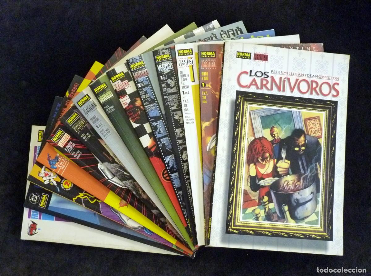 C&oacute;mics: LOTE DE 14 COMICS COLECCI&Oacute;N V&Eacute;RTIGO Y OTROS. NORMA - Foto 1