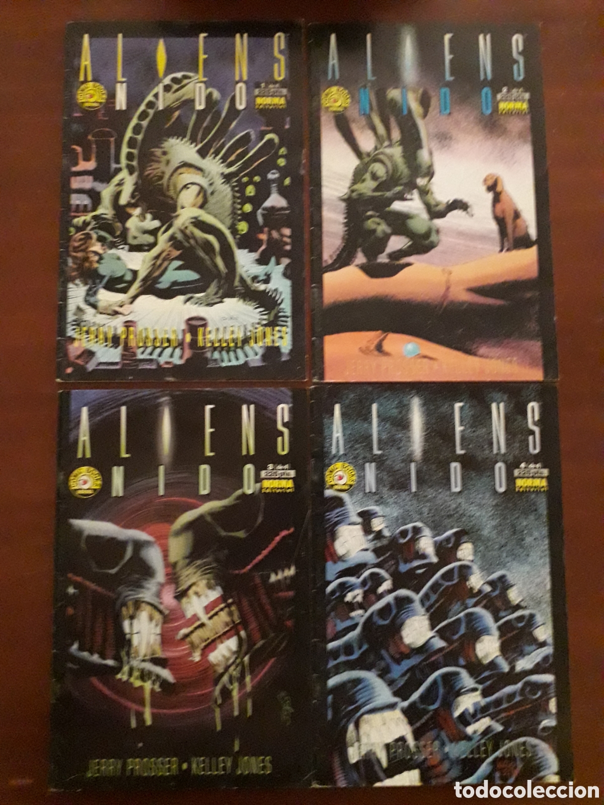 C&oacute;mics: ALIENS. NIDO. COLECCI&Oacute;N COMPLETA. 4 N&Uacute;MEROS - Foto 1