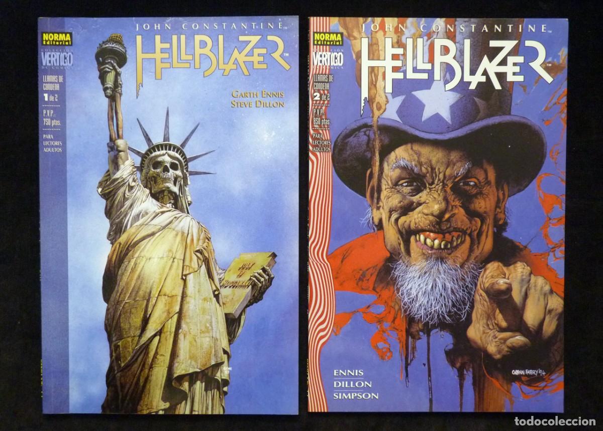 C&oacute;mics: LOTE DE 4 COMICS, HELLBLAZER. ED. NORMA. LEER - Foto 4