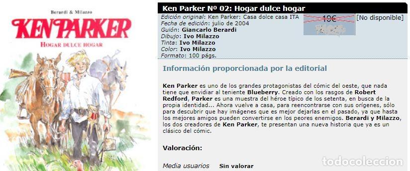 C&oacute;mics: NUEVO (precintado) - KEN PARKER - 2 HOGAR DULCE HOGAR - NORMA Ed. - Foto 4