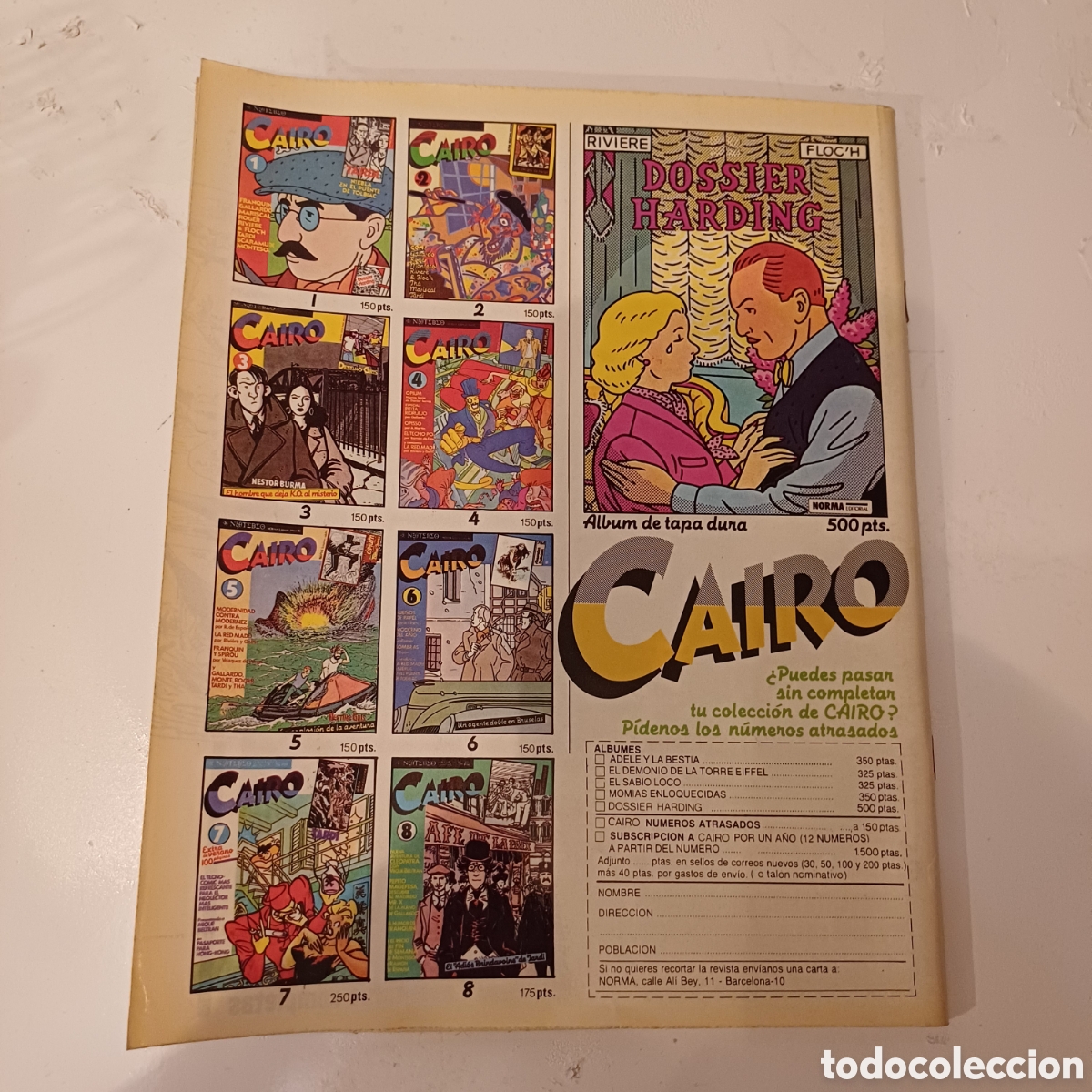 C&oacute;mics: Comic CAIRO N&deg; 8 NORMA editorial 1982 - Foto 2