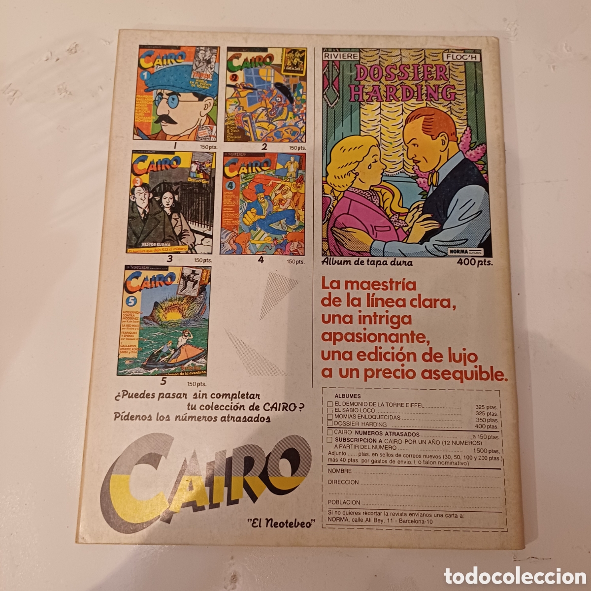 C&oacute;mics: Comic CAIRO N&deg; 6 NORMA editorial 1982 - Foto 2