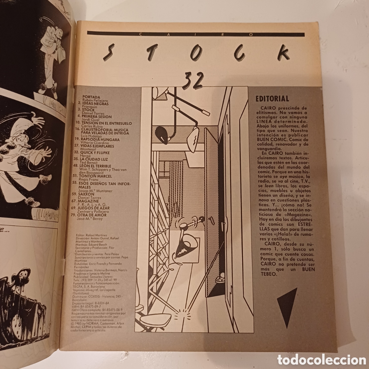 C&oacute;mics: Comic CAIRO N&deg; 32 NORMA editorial 1984 - Foto 3