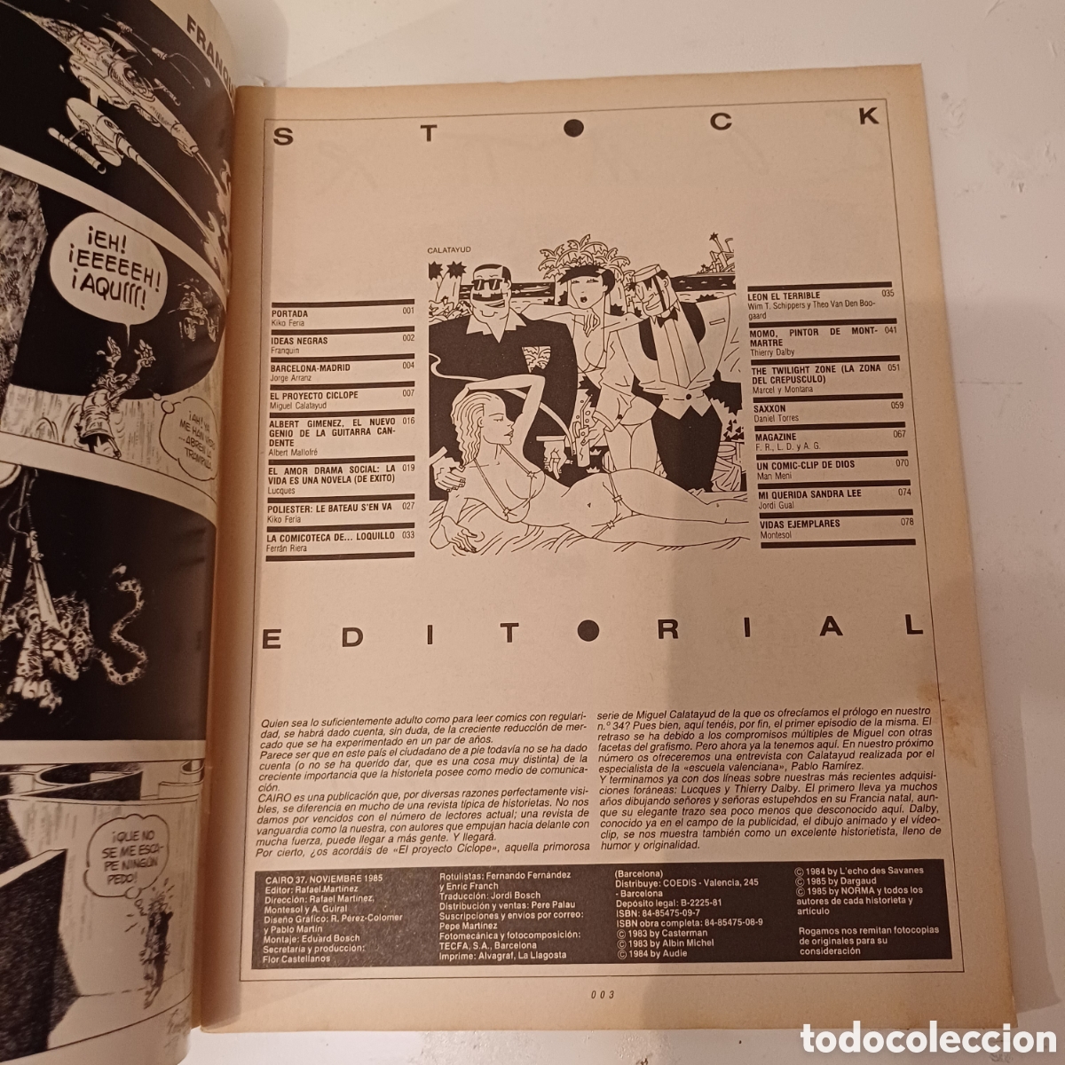 C&oacute;mics: Comic CAIRO N&deg; 37 NORMA editorial 1985 - Foto 3