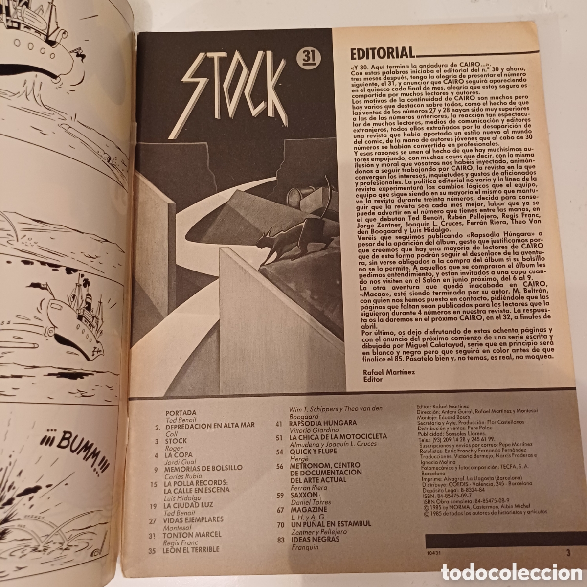 C&oacute;mics: Comic CAIRO N&deg; 31 NORMA editorial 1985 - Foto 3