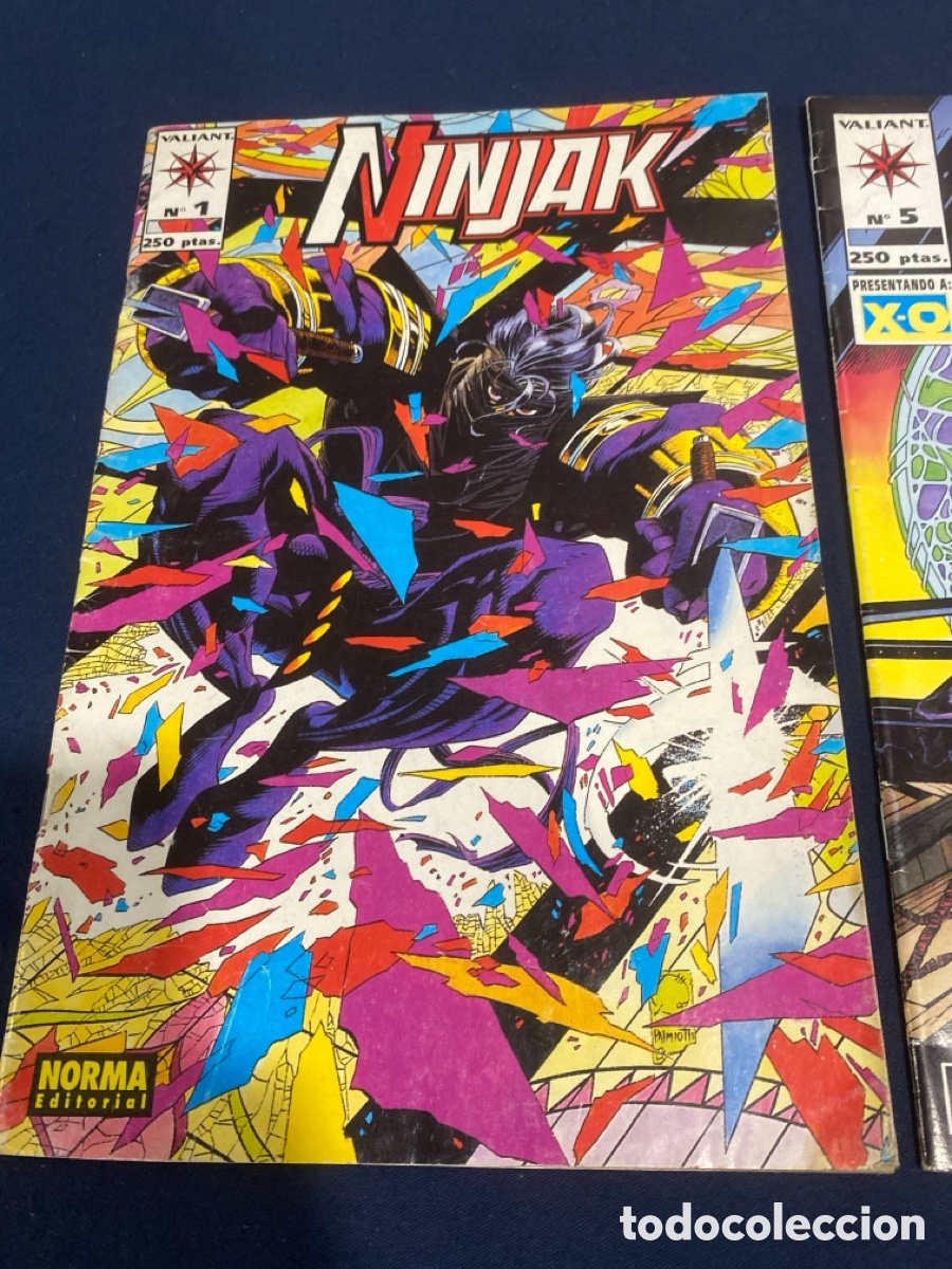 C&oacute;mics: NINJAK,LOTE DE 3 COMICS EDITORIAL NORMA N&Uacute;MERO 1,5,7 - Foto 2