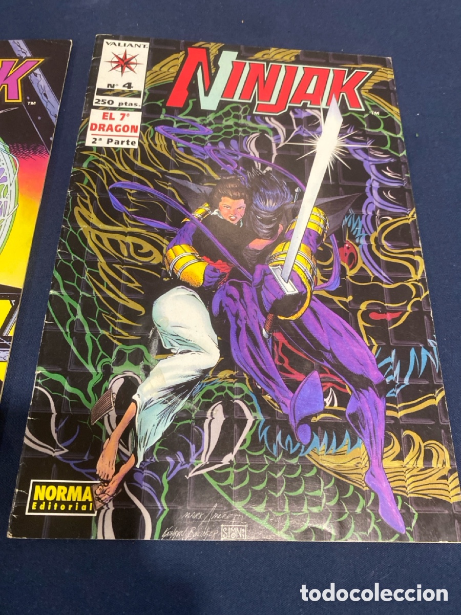 C&oacute;mics: NINJAK,LOTE DE 3 COMICS EDITORIAL NORMA N&Uacute;MERO 1,5,7 - Foto 4