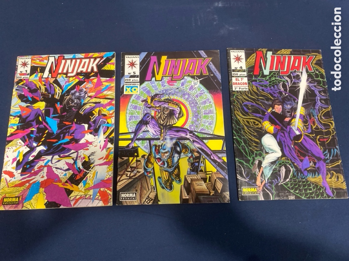 C&oacute;mics: NINJAK,LOTE DE 3 COMICS EDITORIAL NORMA N&Uacute;MERO 1,5,7 - Foto 1