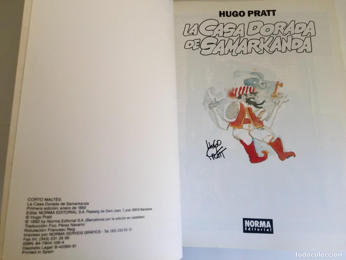 C&oacute;mics: La casa dorada de Samarkanda, Hugo Pratt 1992 Norma 1&ordf; Edici&oacute;n - Foto 3