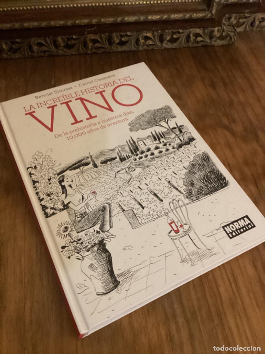 C&oacute;mics: La increible historia del vino. De la prehistoria a nuestros d&iacute;as. Benoist Simmat Norma Editorial
