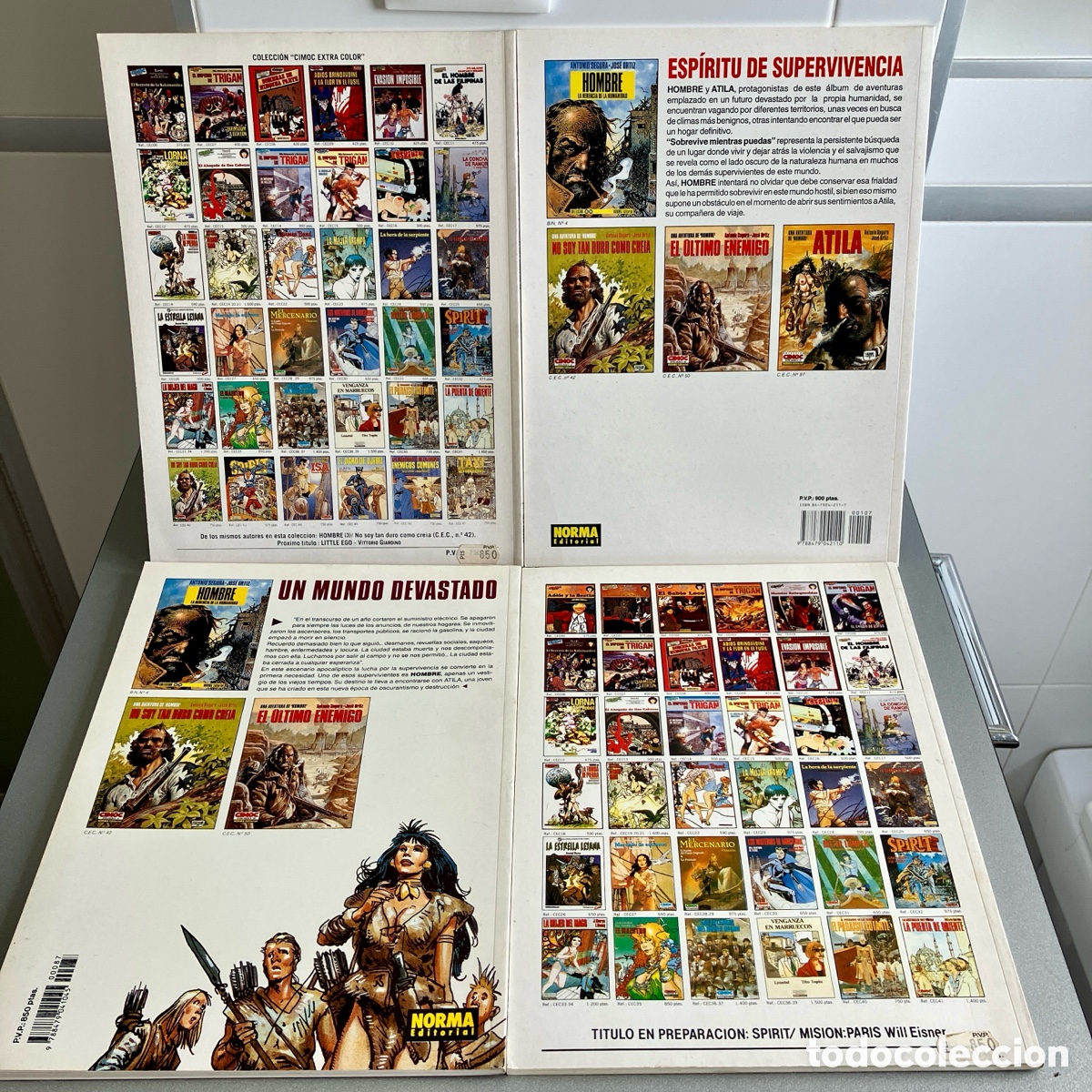 C&oacute;mics: Hombre: 4 c&oacute;mics Cimoc Extra Color, Norma - Impecables - Foto 6