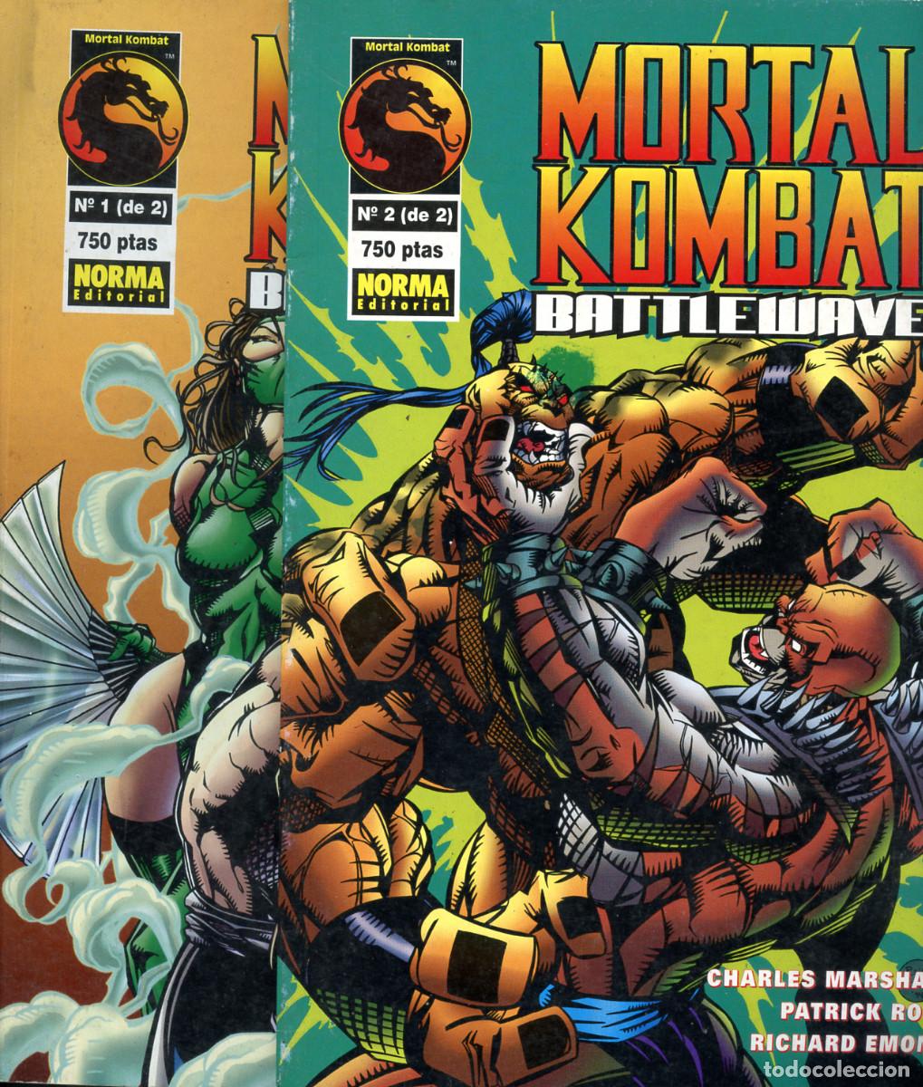 C&oacute;mics: MORTAL KOMBAT - BATTLEWAVE - COMPLETA 2 EJEMPLARES - NORMA 1998 - Foto 1