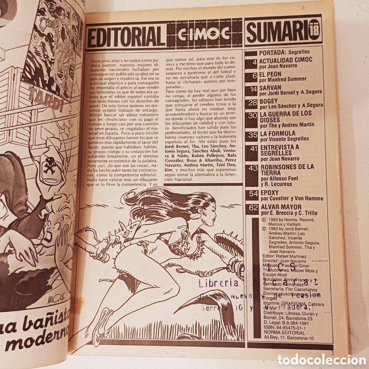 C&oacute;mics: Comic CIMOC nueva &eacute;poca NORMA editorial N&deg; 18 - Foto 3