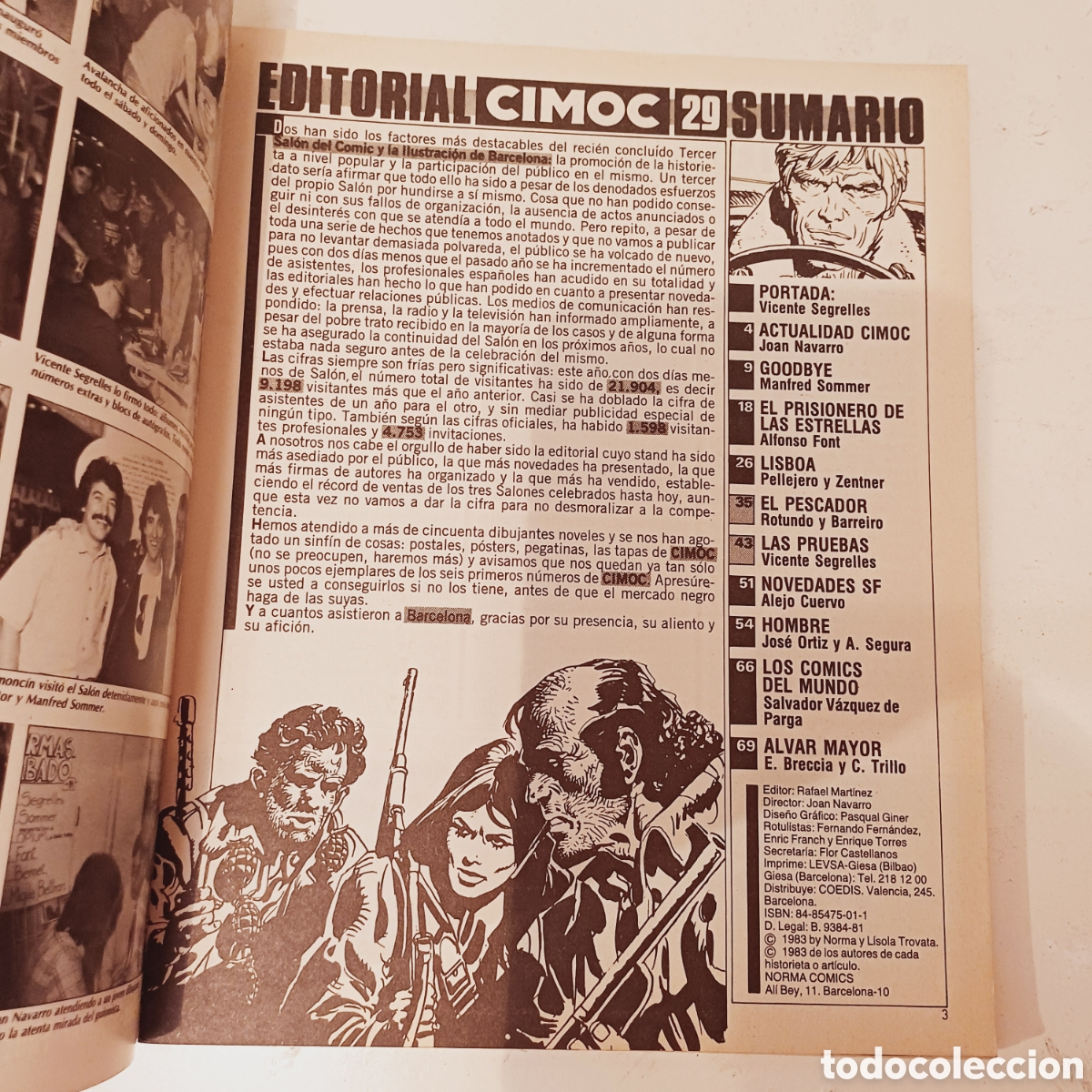 C&oacute;mics: Comic CIMOC nueva &eacute;poca NORMA editorial N&deg; 29 - Foto 3