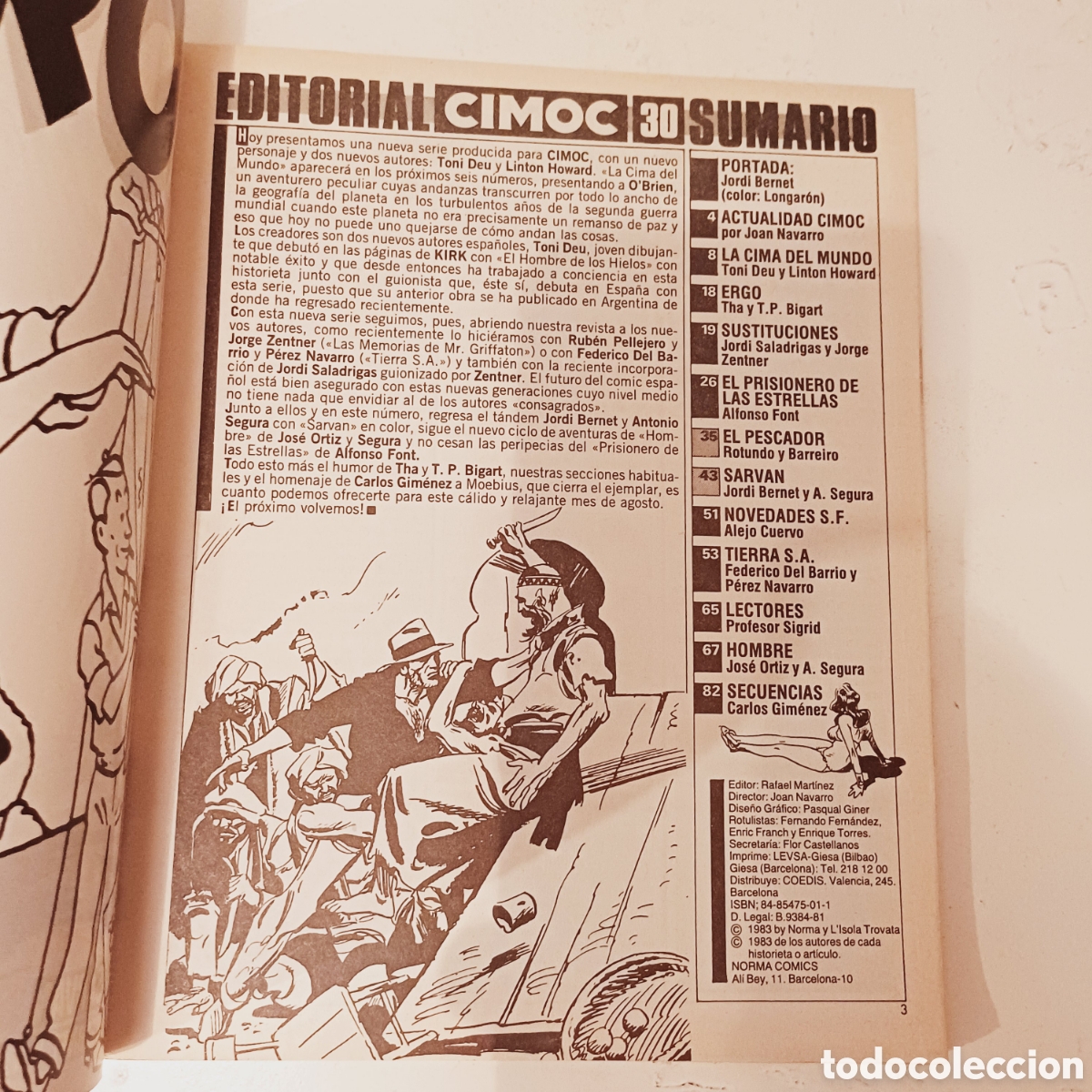 C&oacute;mics: Comic CIMOC nueva &eacute;poca NORMA editorial N&deg; 30 - Foto 3