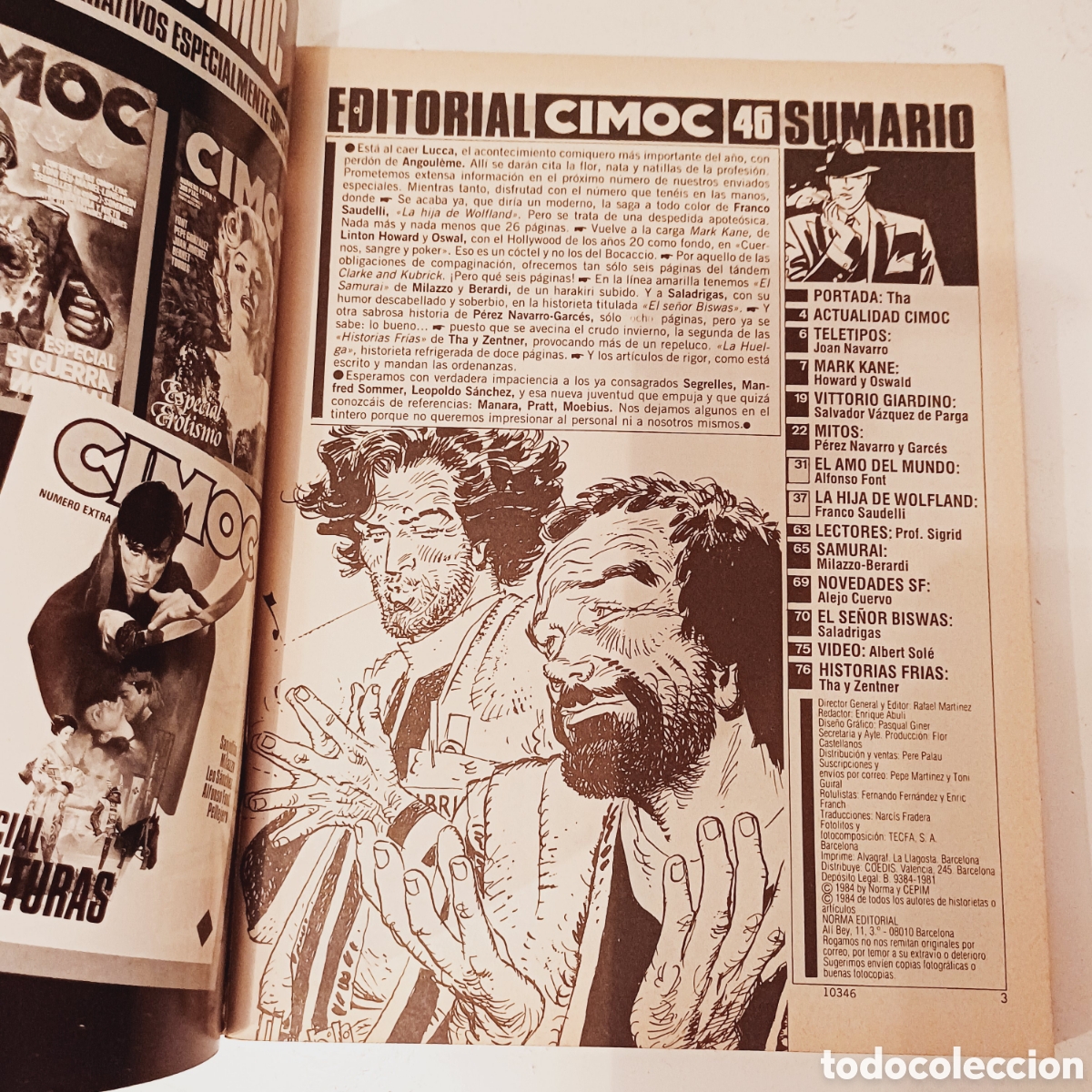 C&oacute;mics: Comic CIMOC nueva &eacute;poca NORMA editorial N&deg; 46 - Foto 3