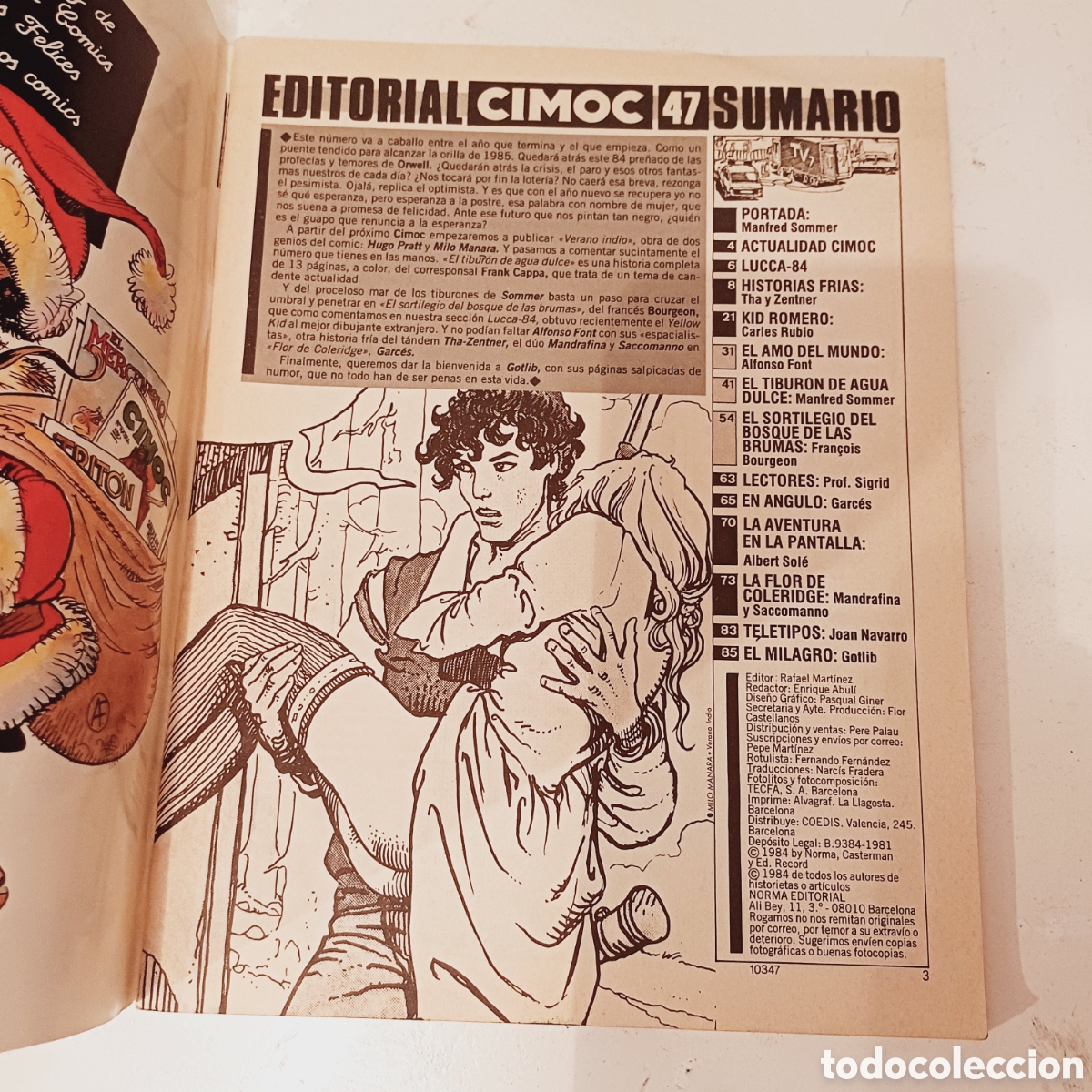 C&oacute;mics: Comic CIMOC nueva &eacute;poca NORMA editorial N&deg; 47 Frank Capra - Foto 3