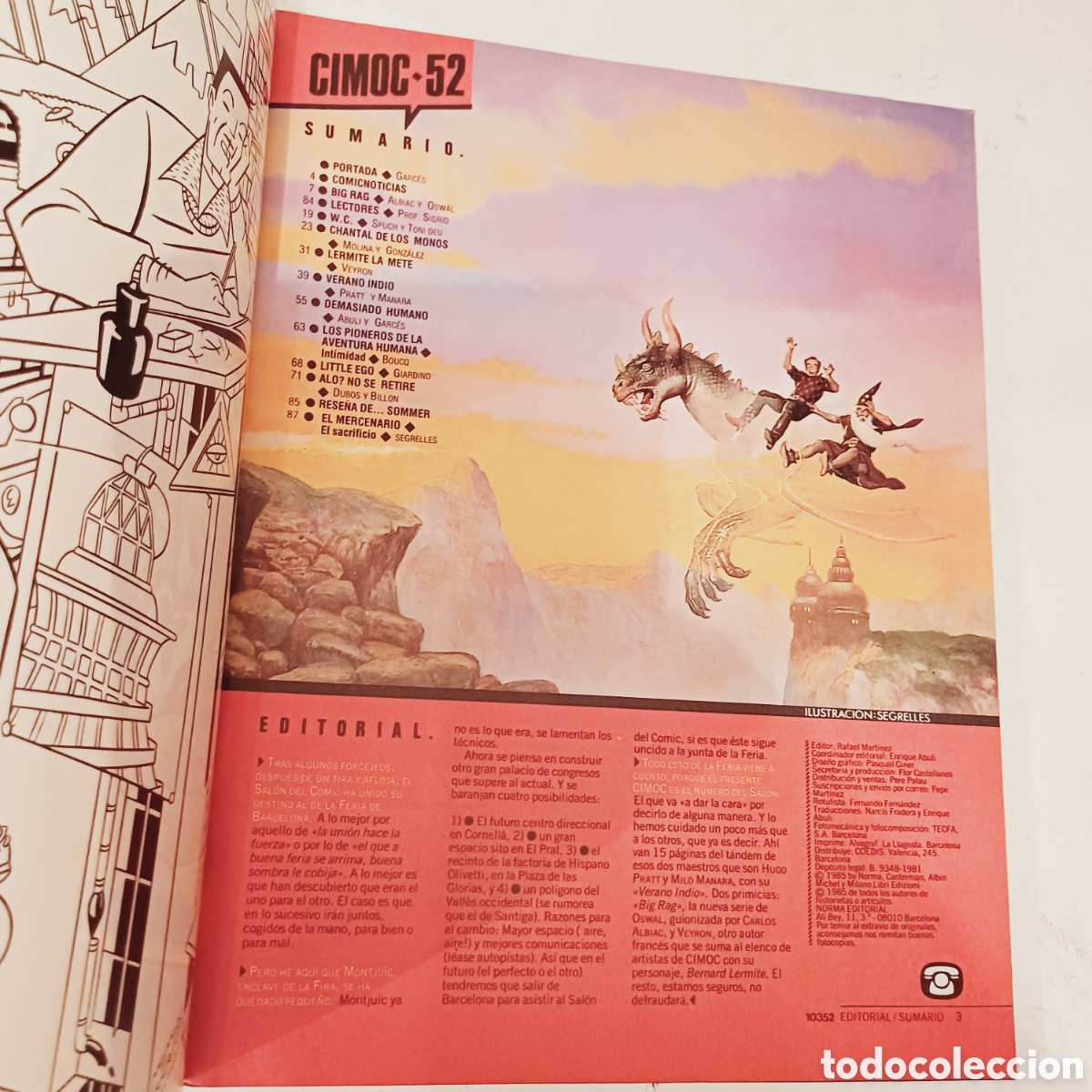 C&oacute;mics: Comic CIMOC nueva &eacute;poca NORMA editorial N&deg; 52 - Foto 3
