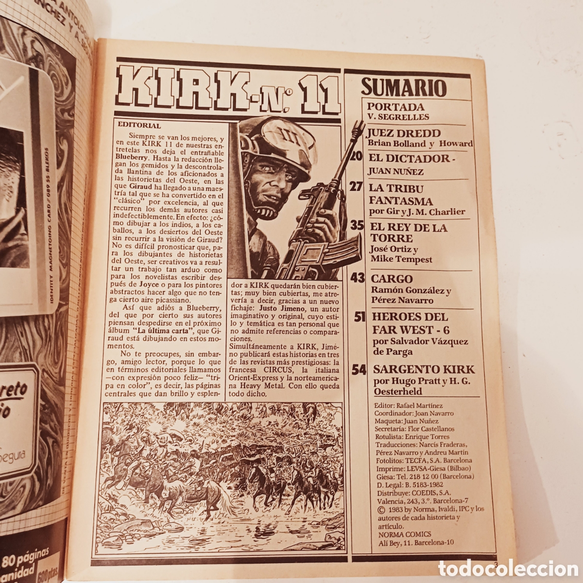 C&oacute;mics: Comic Sargento KIRK N &deg; 11 NORMA c&oacute;mics - Foto 3