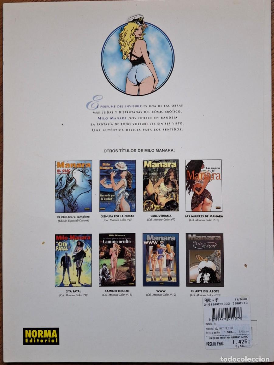 C&oacute;mics: Pack de 2 C&oacute;mics de Milo Manara: El Perfume del Invisible y Desnuda de la Ciudad - Norma Editorial - Foto 2