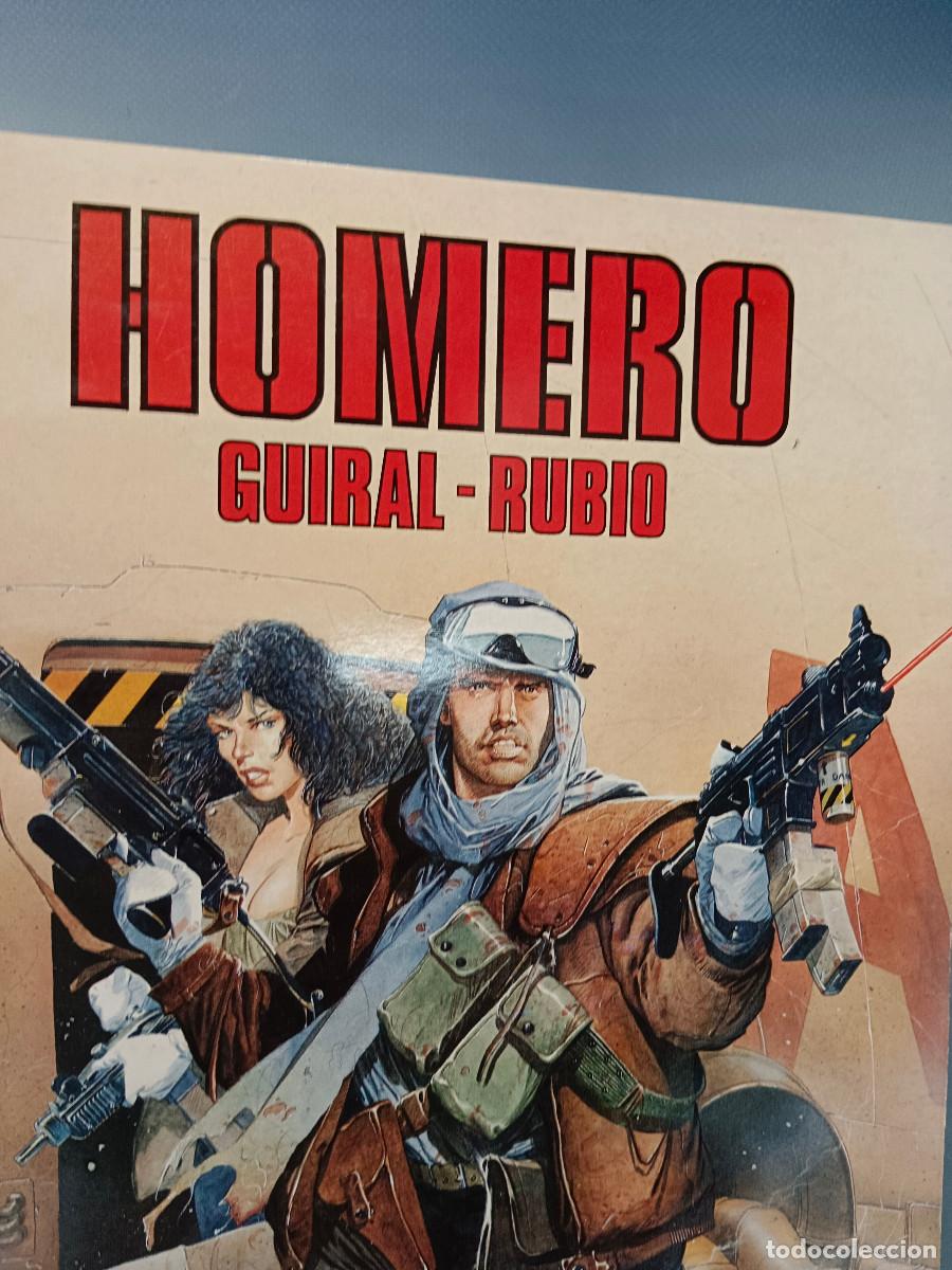 C&oacute;mics: comic, HOMERO - COMIC DE GUIRAL & RUBIO - NORMA EDITORIAL 1&ordf; EDICI&Oacute;N 1992 - Foto 2