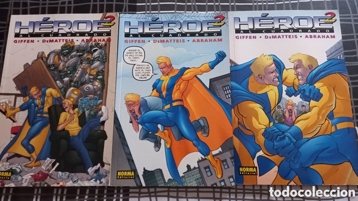 C&oacute;mics: H&eacute;roe al Cuadrado tomos 1 a 3 (Keith Giffen / DeMatteis) - Foto 1