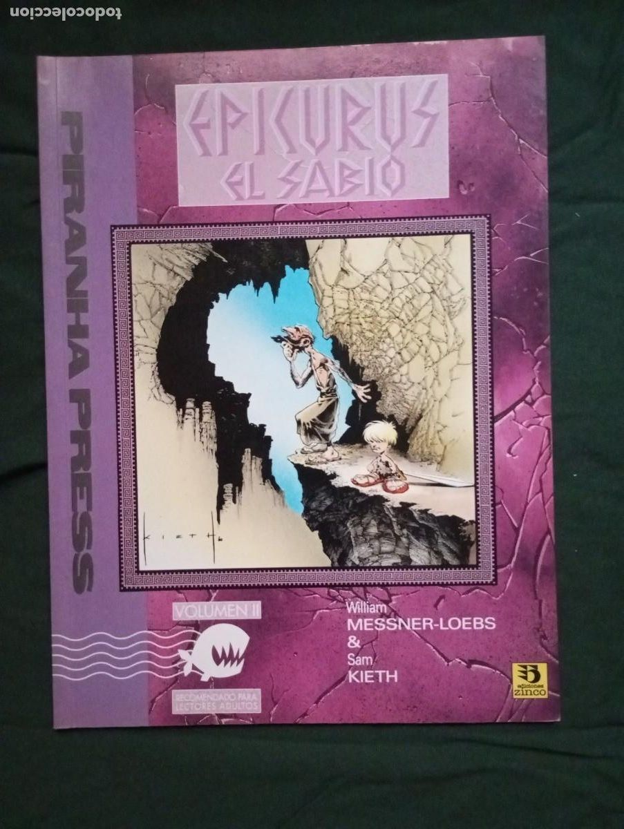 C&oacute;mics: EPICURUS EL SABIO VOLUMEN 2 - WILLIAM MESSNER-LOEBS & SAM KIETH - Foto 1