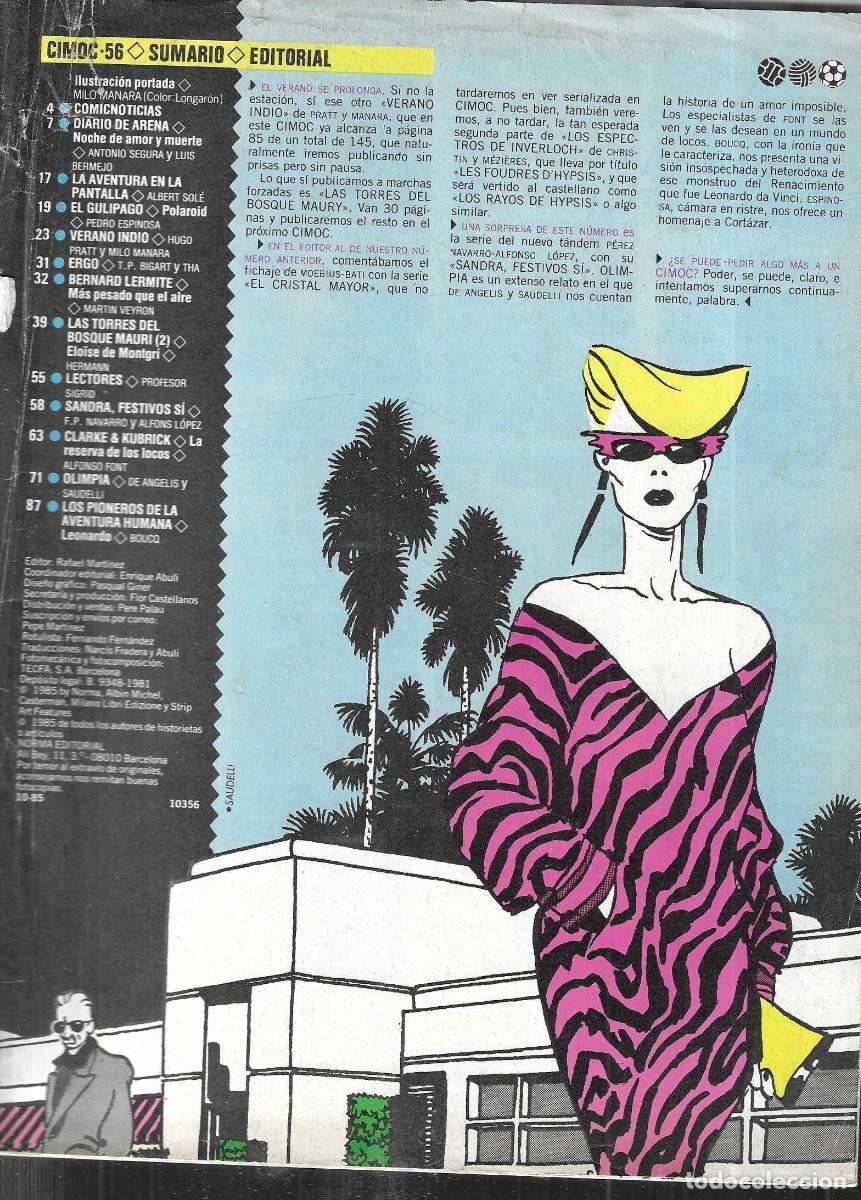 C&oacute;mics: REVISTA C&Iacute;MOC - n&ordm; 56 - 1985 - Foto 1