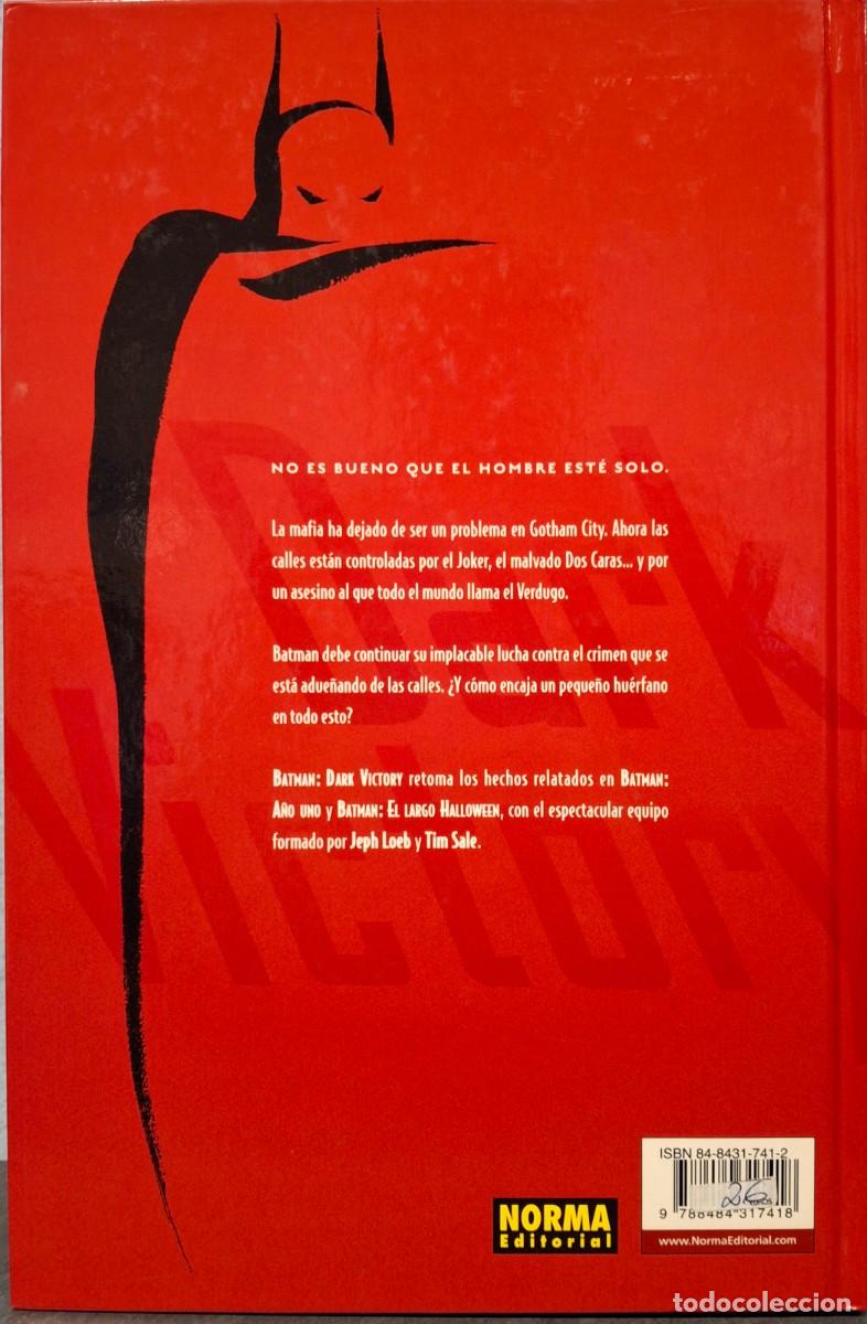 C&oacute;mics: BATMAN - DARK VICTORY - Jeph Loeb y Tim Sale &ndash; 2003 - Foto 2