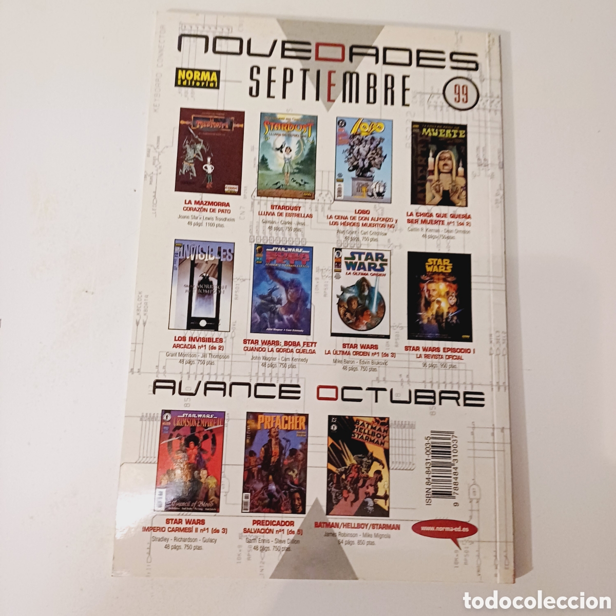 C&oacute;mics: Comic Star Wars La ultima orden N&deg; 1 de 3 Norma a&ntilde;o 2000 - Foto 5