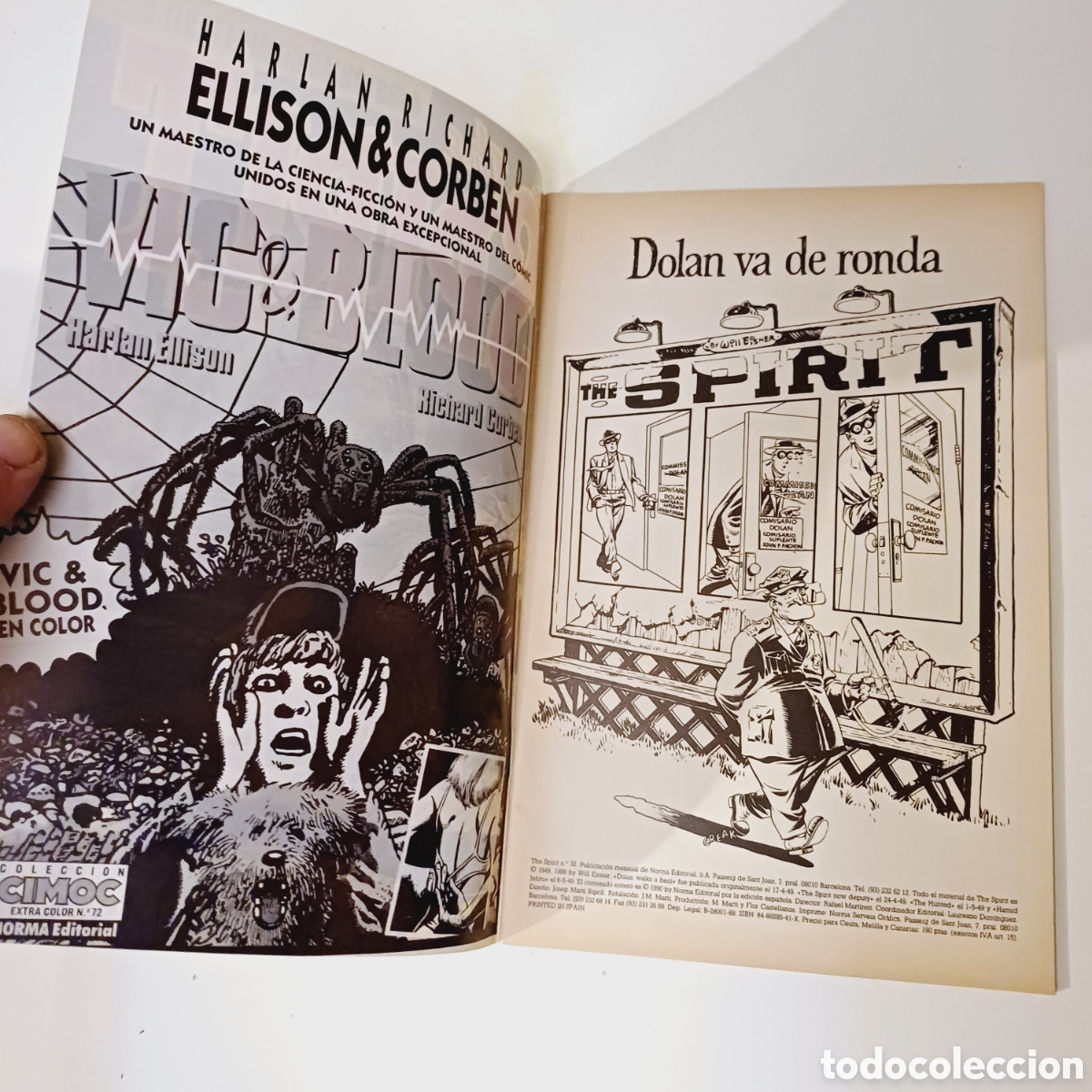 C&oacute;mics: Comic Will Eisner THE SPIRIT - N&deg; 32 - 4 historias completas NORMA COMICS- 1992 - Foto 2