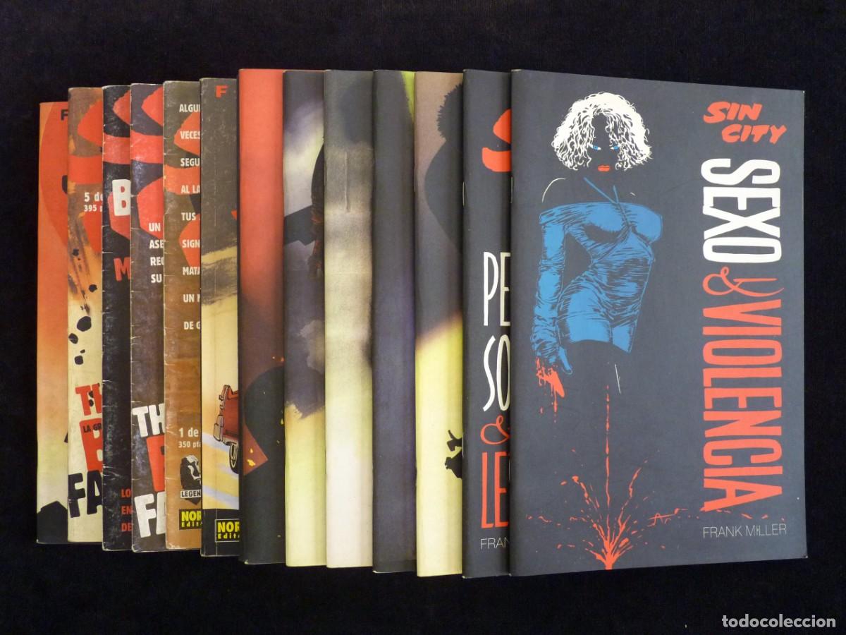 C&oacute;mics: LOTE DE 14 COMICS SIN CITY. ED. NORMA, VARIAS SERIES. LEER - Foto 1