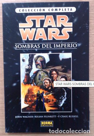 C&oacute;mics: STAR WARS SOMBRAS DEL IMPERIO COMPLETA 3 TOMOS EN ESTUCHE - NORMA - IMPECABLE - Foto 1