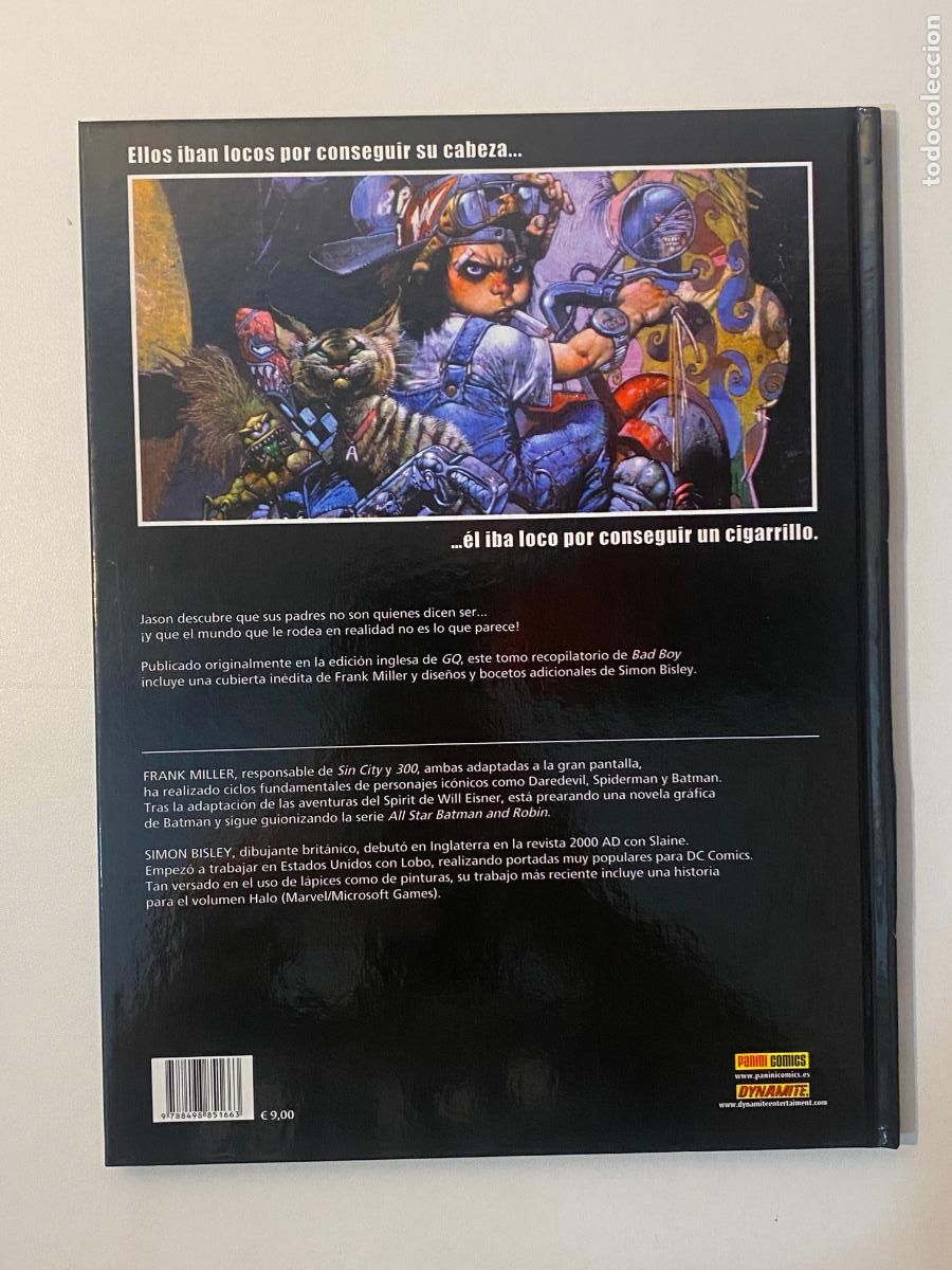 C&oacute;mics: Bad Boy. Panini / Dynamite, 2009. Frank Miller & Simon Bisley. - Foto 2