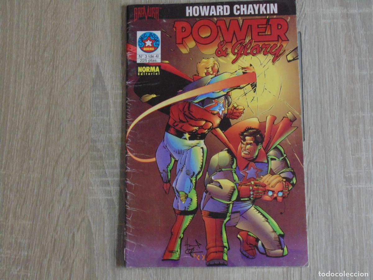 C&oacute;mics: Power & Glory. n&ordm; 3 de 4. 1994. Bravura / Norma. - Foto 1