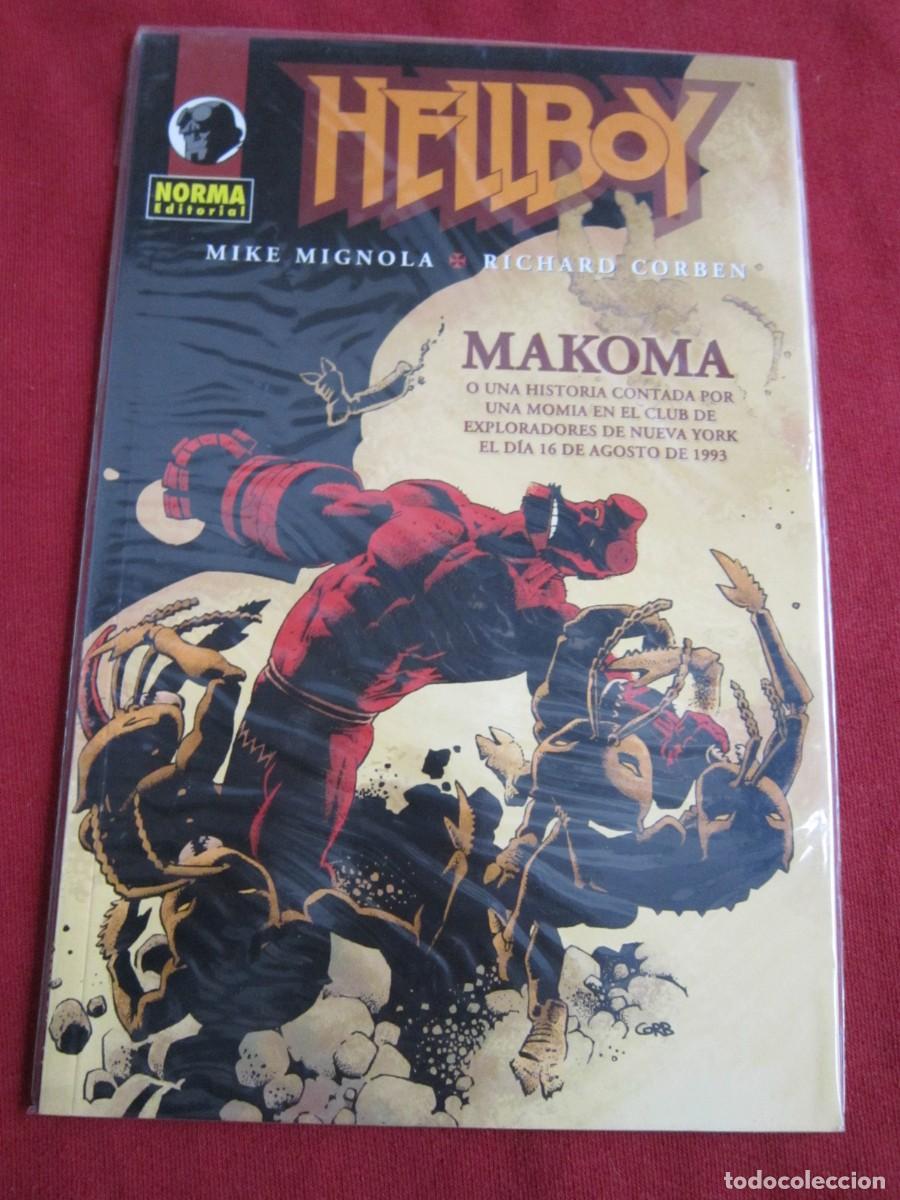 C&oacute;mics: HELLBOY. MAKOMA. MIKE MIGNOL-RICHARD CORBEN. NORMA EDITORIAL NUEVO - Foto 1