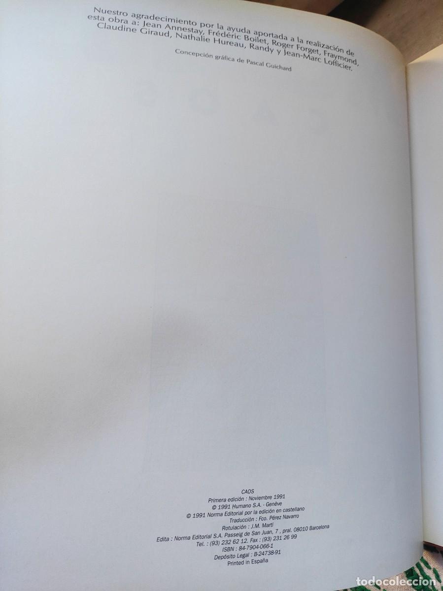 C&oacute;mics: Moebius Caos. 1&ordm; Ed. 1991. Norma. Tapa dura. - Foto 7