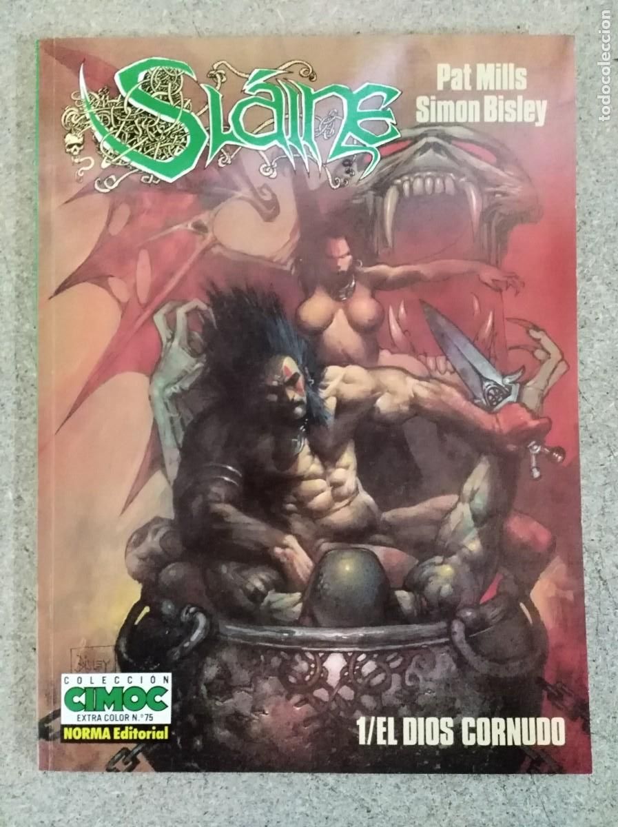 C&oacute;mics: Slaine 1.El Dios Cornudo.Simon Bisley.Norma Editorial - Foto 1