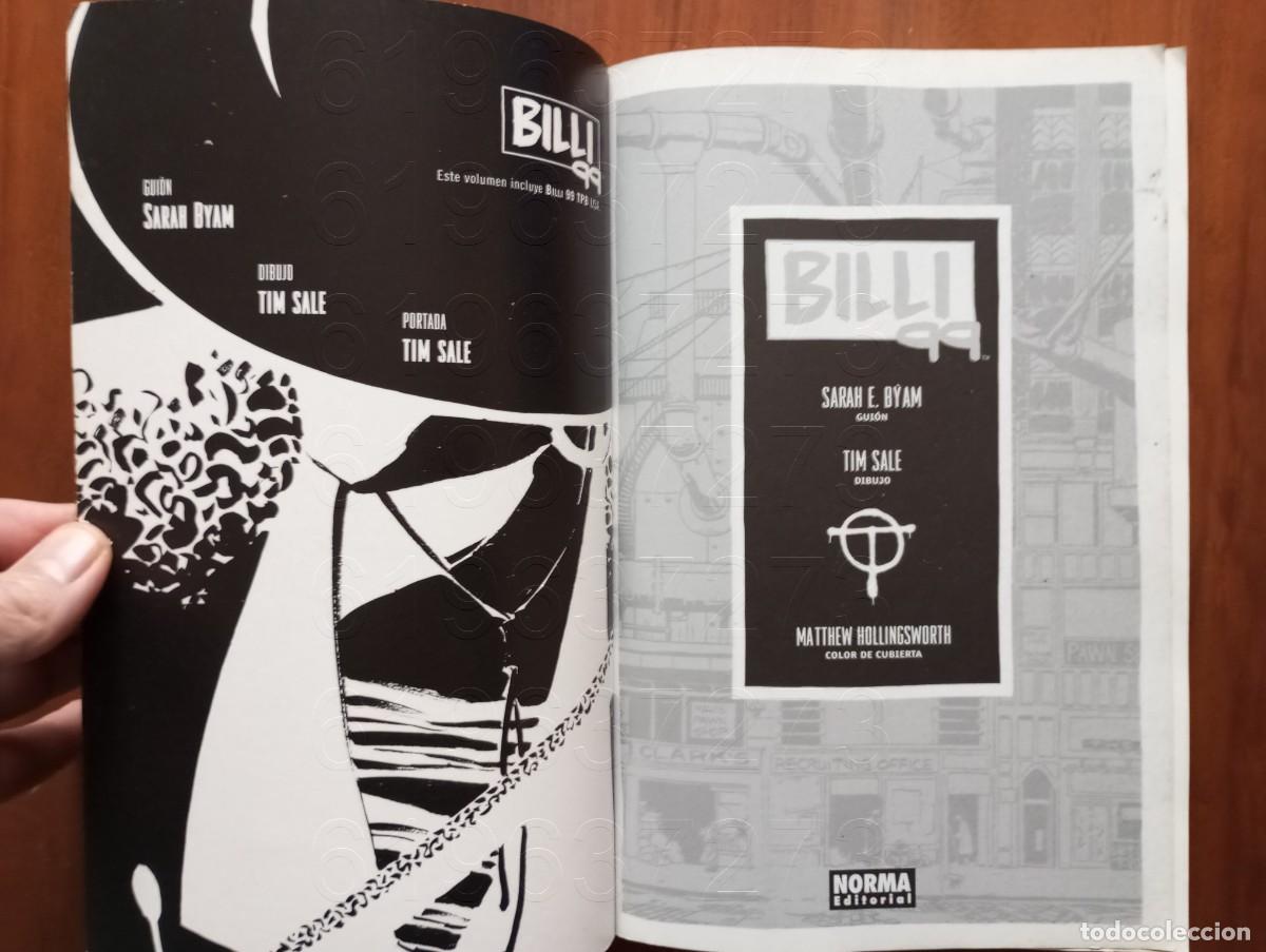 C&oacute;mics: BILLI 99 NORMA SARAH E BYAM TIM SALE 200PGS COMIC2 - Foto 3