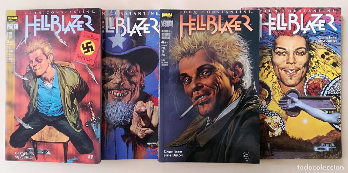 C&oacute;mics: LOTE HELLBLAZER DE GARETH ENNIS Y STEVE DILLON EN VERTIGO NORMA COMPLETO - Foto 1