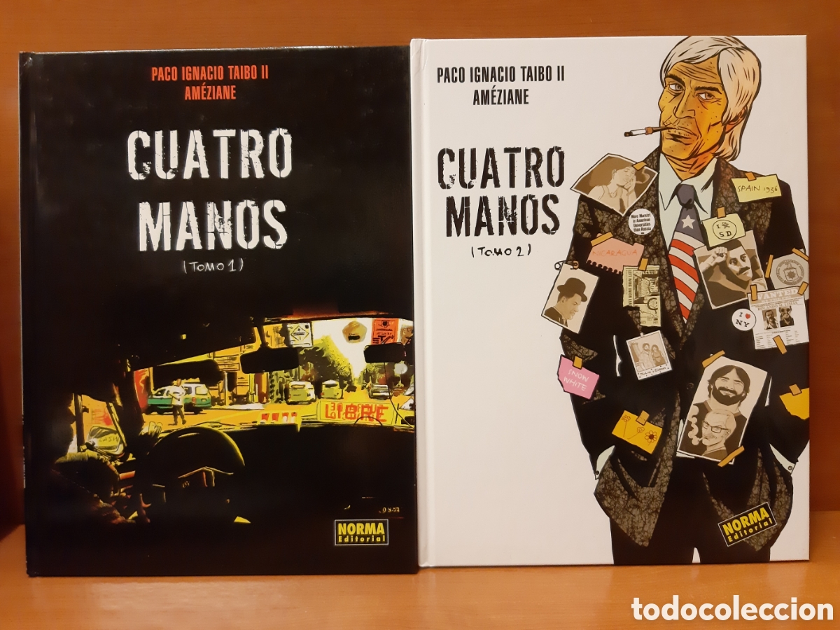 C&oacute;mics: Cuatro manos 1 y 2 -Paco Ignacio Taibo II y Am&eacute;ziane - Foto 1