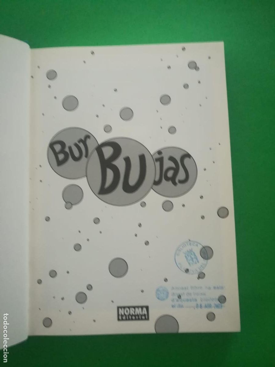 C&oacute;mics: BURBUJAS DANIEL TORRES NORMA EDITORIAL 2009 - Foto 2
