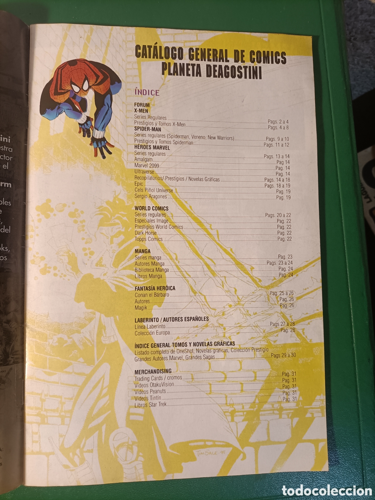 C&oacute;mics: CAT&Aacute;LOGO GENERAL DE C&Oacute;MICS. PLANETA 1998. - Foto 3