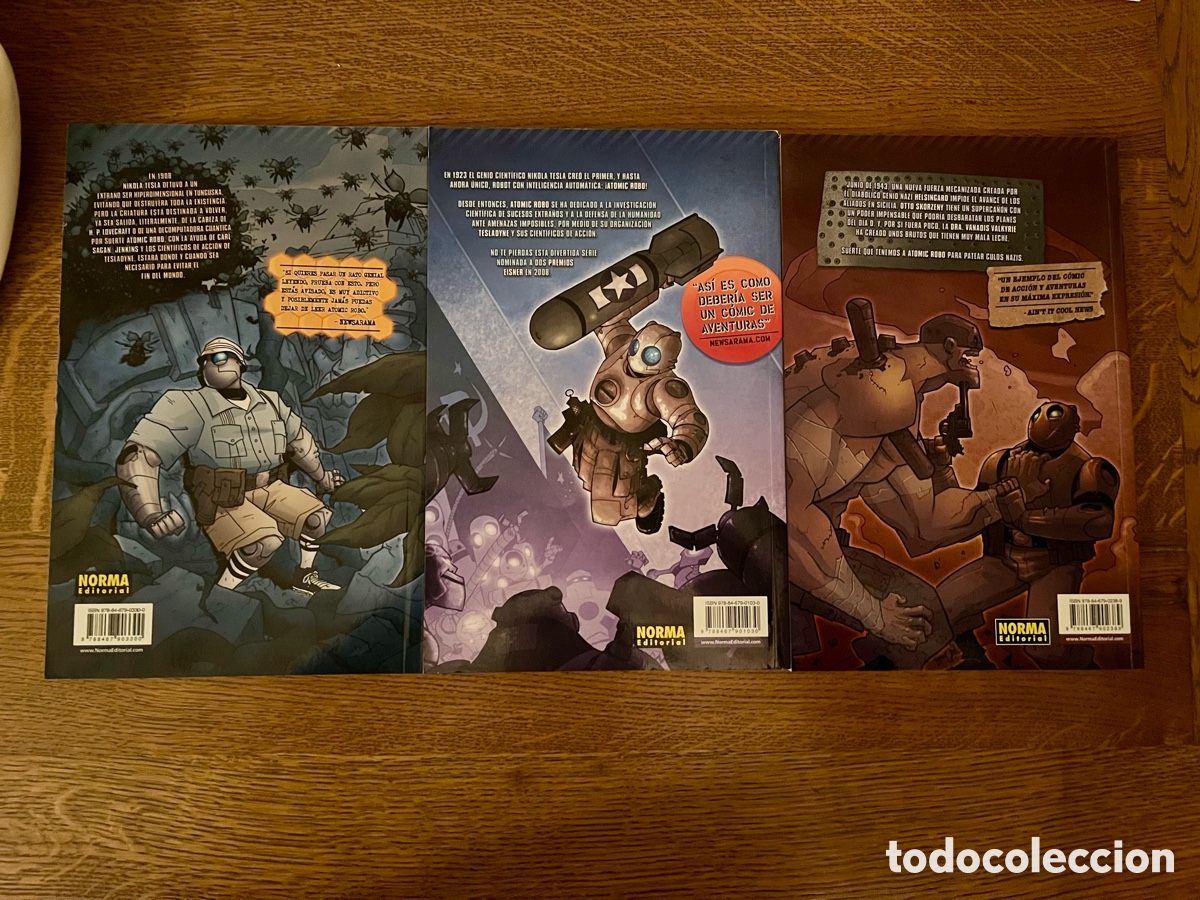 C&oacute;mics: Atomic Robo Tomos 1, 2 y 3 - Foto 2