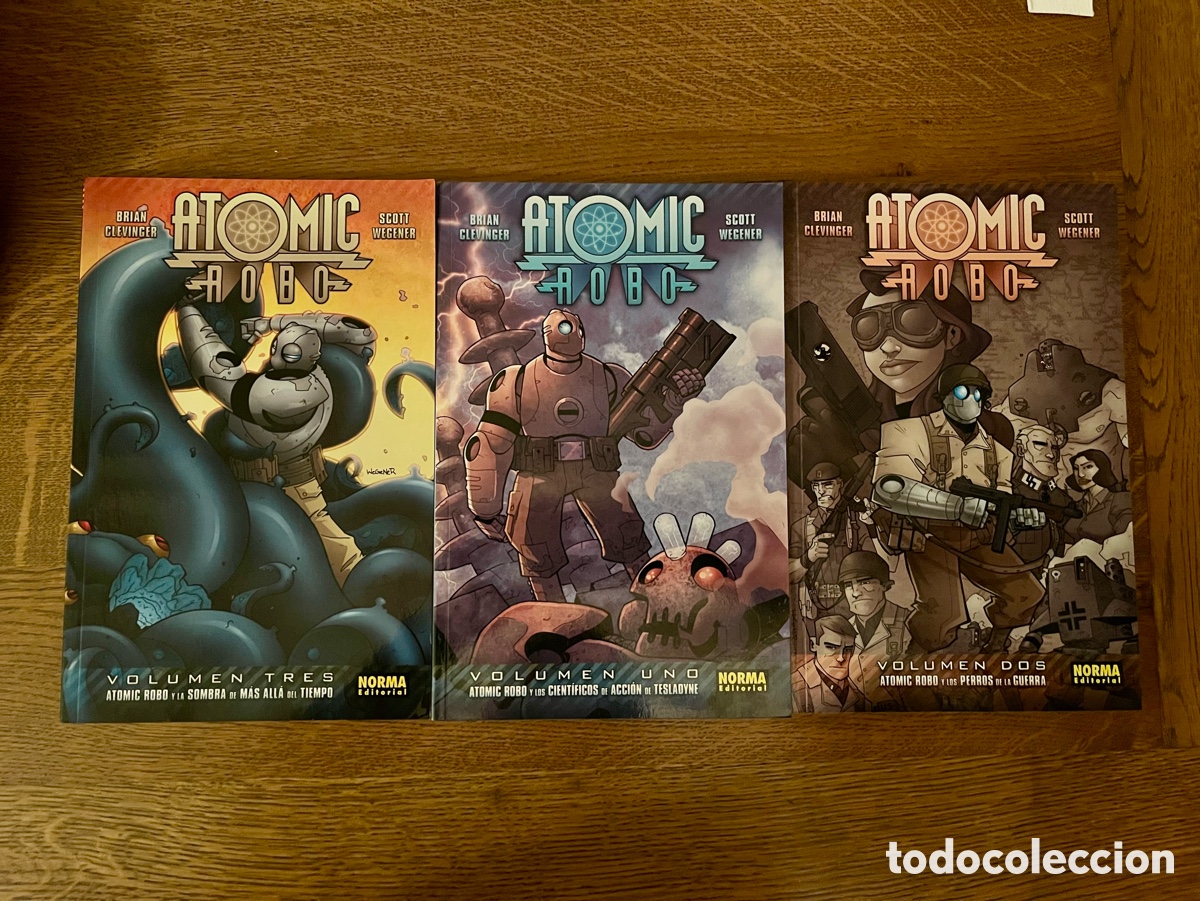 C&oacute;mics: Atomic Robo Tomos 1, 2 y 3 - Foto 1