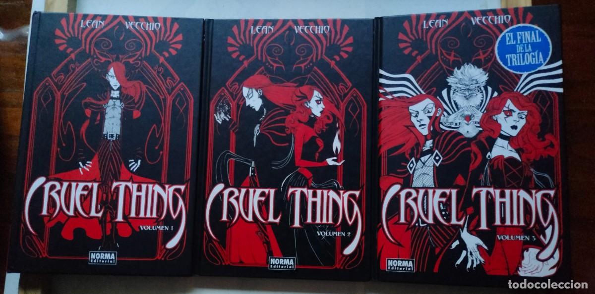 C&oacute;mics: CRUEL THINGS COLECCI&Oacute;N COMPLETA TRES TOMOS-LEAN -VECCHIO. - Foto 1