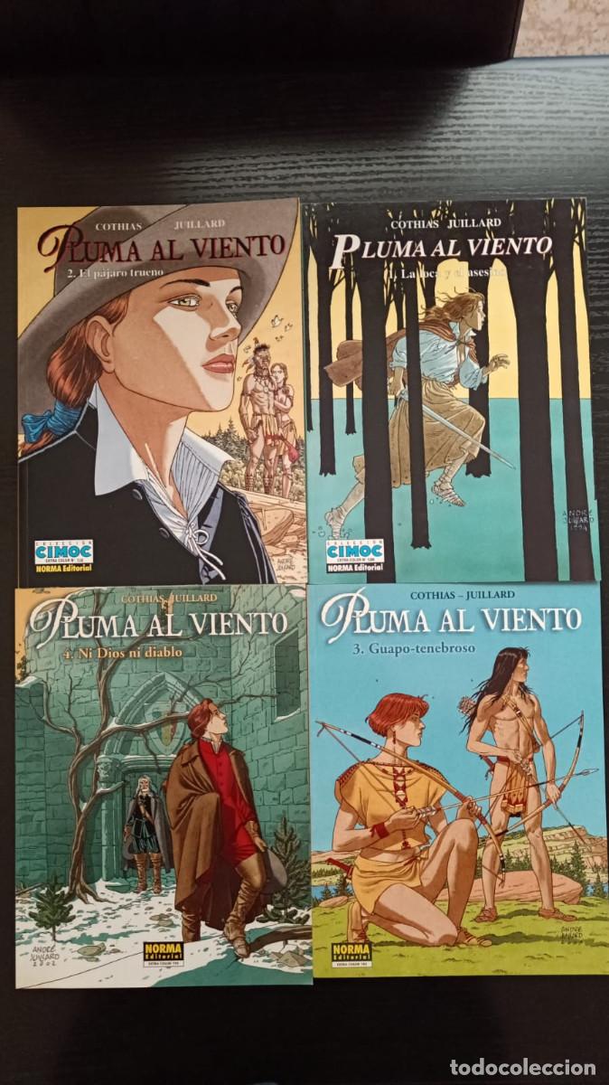 C&oacute;mics: Pluma al viento. Colecci&oacute;n completa 4 tomos. Patrick Cothias, Andr&eacute; Juillard - Foto 1