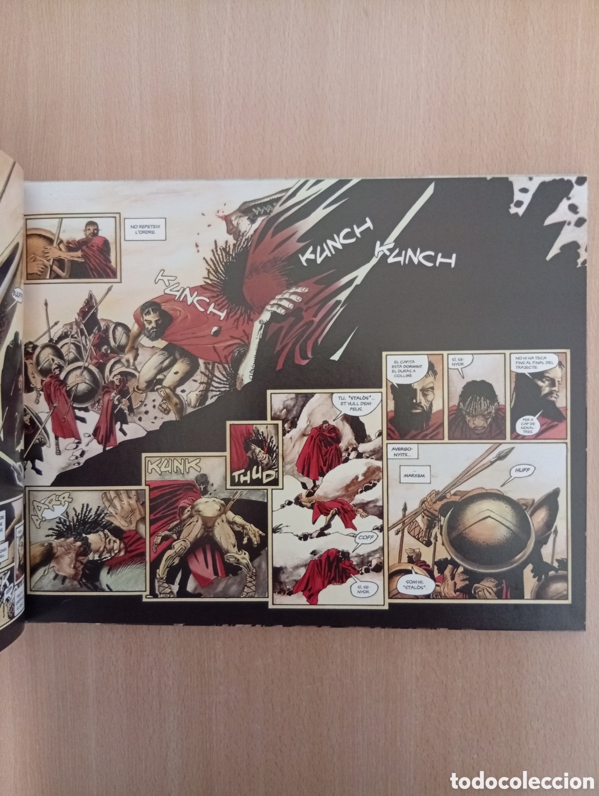 C&oacute;mics: 300. Frank Miller / Lynn Varley. Edici&oacute;n en Catal&aacute;n. - Foto 10